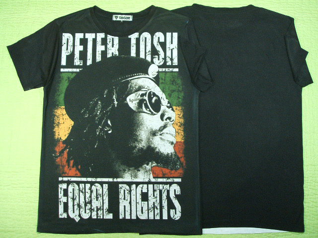 ラスタＴシャツ　ピータートッシュのＴシャツ　レゲエＴシャツ　ウェイラーズのＴシャツ　PETER TOSH Tshirt