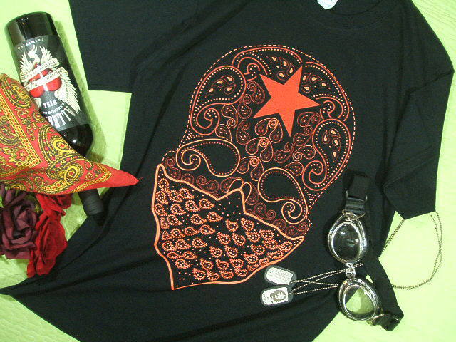 Tシャツ メキシコ・スカル メキシコ髑髏Tシャツ 革命ドクロTシャツ 骸骨のTシャツ