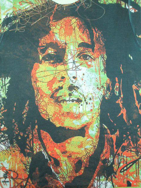 長袖　ロンＴ　ボブマーリーＴシャツ　Bob Marley T-shirt　ラスタ　レゲエ　ボブ・マーレーのＴシャツ