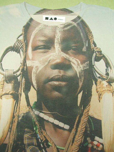 アフリカ部族Ｔシャツ　アフリカＴシャツ