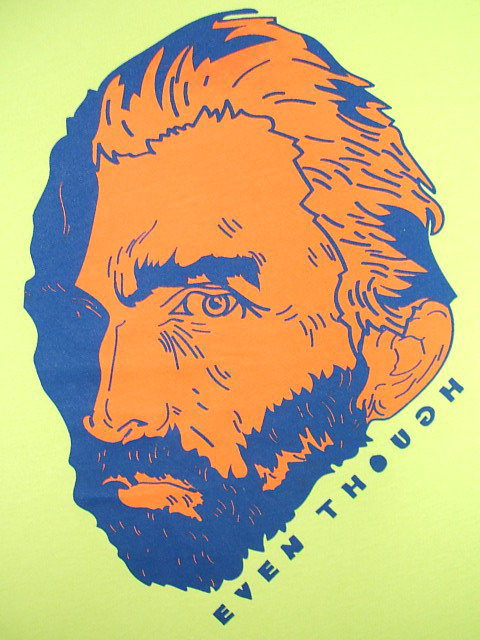 van Gogh ゴッホのTシャツ　ゴッホの自画像のTシャツ　ポップアートTシャツ　画家のTシャツ