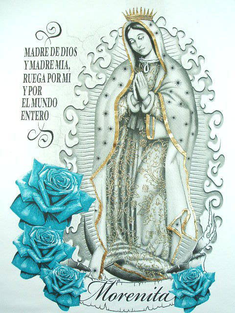 グアダルーペ マリア様ｔシャツ マリア様のｔシャツ マリアｔシャツ 聖母マリアの