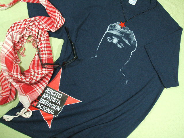 マルコス＆サパティスタのＴシャツ雑貨、EZLNのTシャツ、サパティスタ民族解放軍のTシャツ
