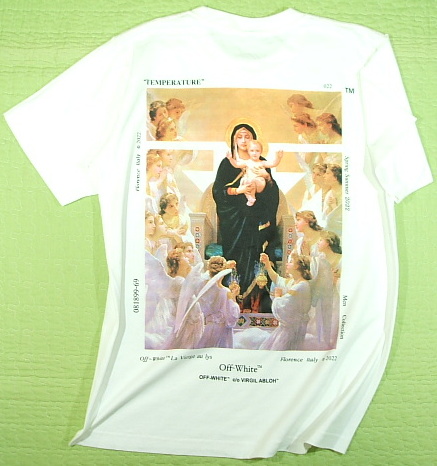 聖母マリアＴシャツ　マリア様Ｔシャツ　天使Tシャツ　天使とマリア様のＴシャツ　マリア様と天使Tシャツ　キリスト教Tシャツ