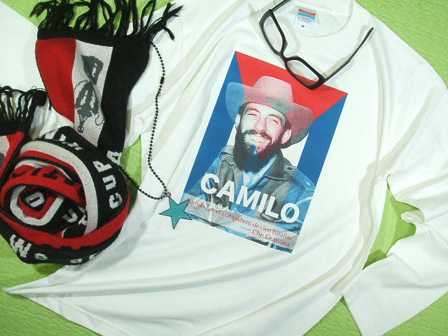 L[ovO̒j@J~̂sVc@L[osVc@vsVc@CUBA CAMILO Tshirt