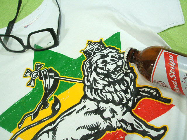 レゲエＴシャツ　ラスタＴシャツ　ライオン・オブ・ユダのＴシャツ　JUDA LION Tshirt