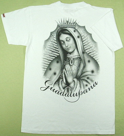 マリア様のＴシャツ　聖母マリアのＴシャツ　メキシコ・グアダルーペマリアＴシャツ