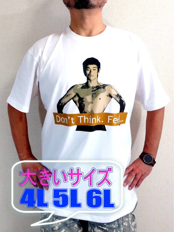 sVc@傫TCY@LOTCY@u[X[̂sVc@3L 4L 5L 6L Bruce lee Tshirt@傫TCY̗sVc